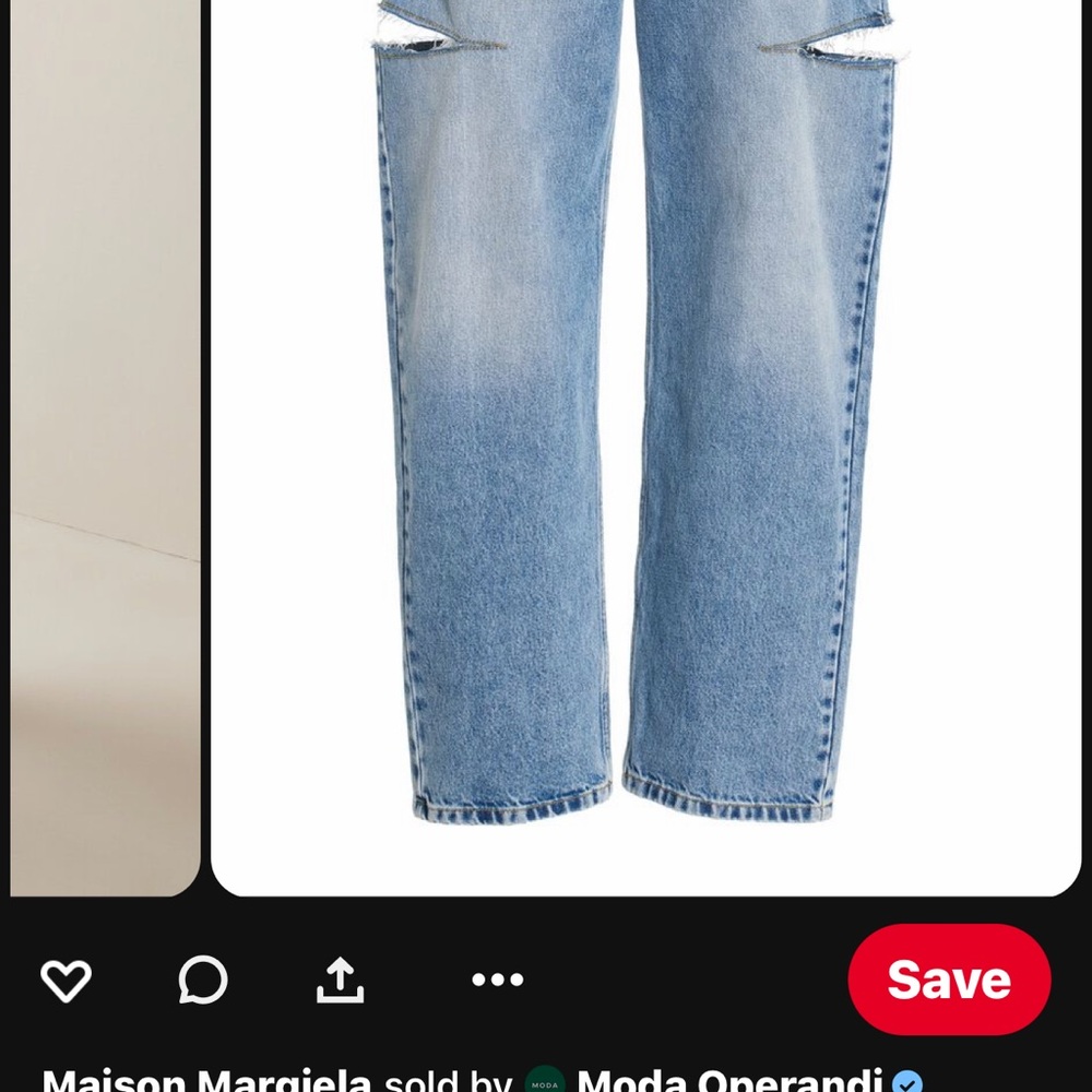 Gabrielle Union High Rise Ripped Jeans Size 12 - Picture 6 of 13